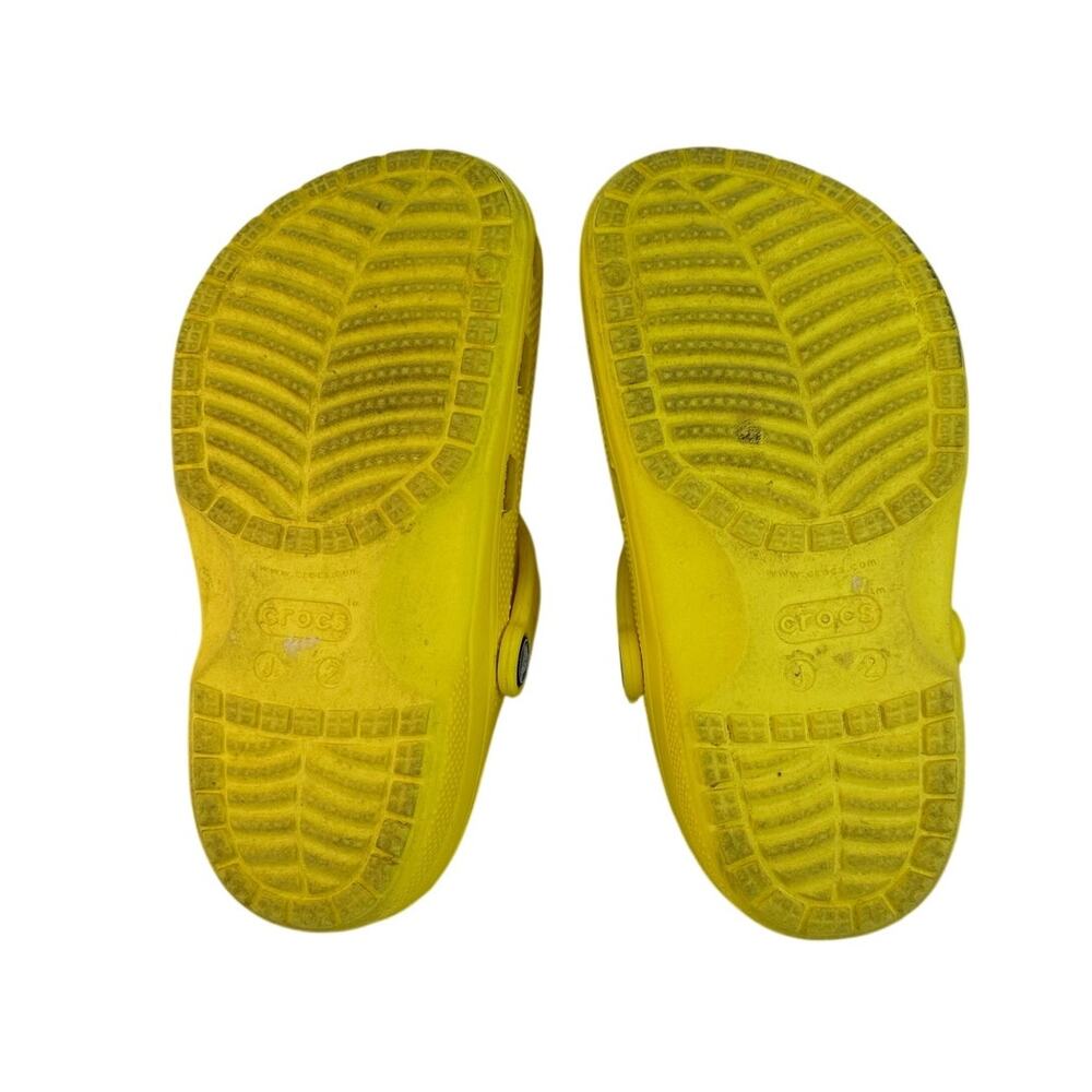 Crocs yellow clog Junior 2 Preowned - Picture 7 of 8